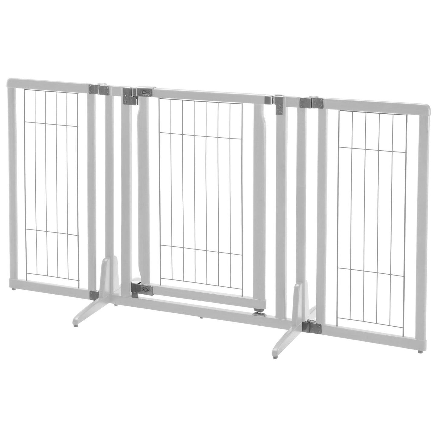 Richel Premium Plus Freestanding Pet Gate - Origami White