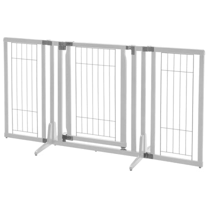 Richel Premium Plus Freestanding Pet Gate - Origami White