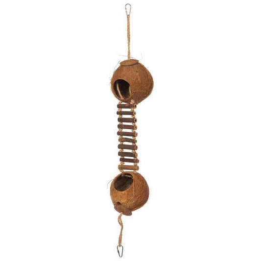 Prevue Pet Products Double Coconut with Ladder - 62818