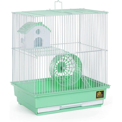 Prevue Pet Products Two Story Hamster Cage - Green