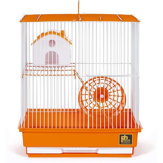 Prevue Pet Products Two Story Hamster Cage - Orange