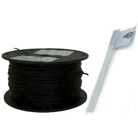 Essential Pet Heavy Duty In-Ground Fence Wire and Flag Kit 500 Feet