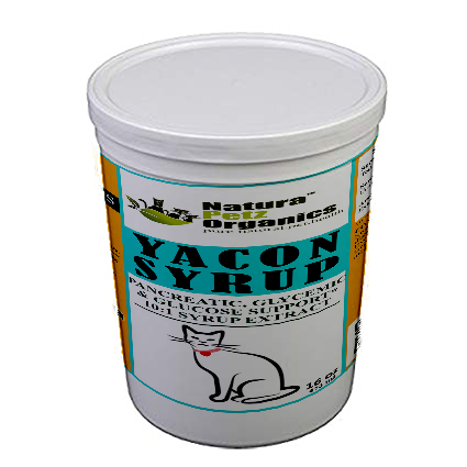 Yacon Leaf Syrup - Pancreatic Support* 10:1  The Petz Kitchen  Yacon Syrup 10:1 Alcohol Free  For Dogs & Cats* Meals & Treats