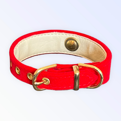 Red Velvet Bee Collar