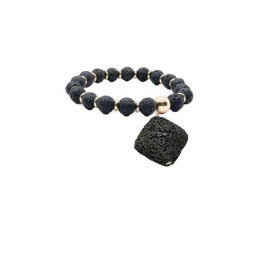 The Black Volcanic Diffuser Charm