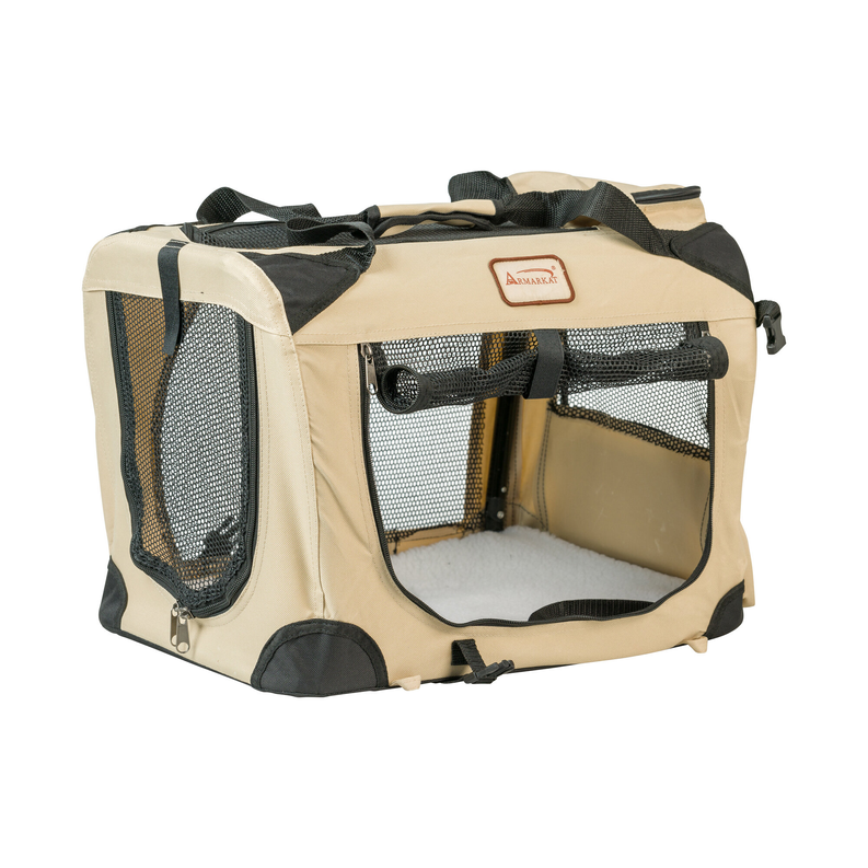 Armarkat FoldIng Soft Dog Crate Pet Travel Carrier PC201B