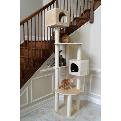 Armarkat Premium Scots Pine Cat TreeTall Sturdy Cat Tower