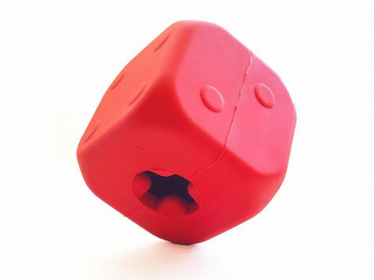 MKB Dice Toy Durable Rubber Chew Toy & Treat Dispenser