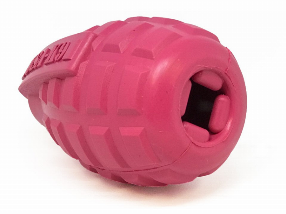 USA-K9 Puppy Grenade Durable Rubber Chew Toy & Treat Dispenser for Teething Pups